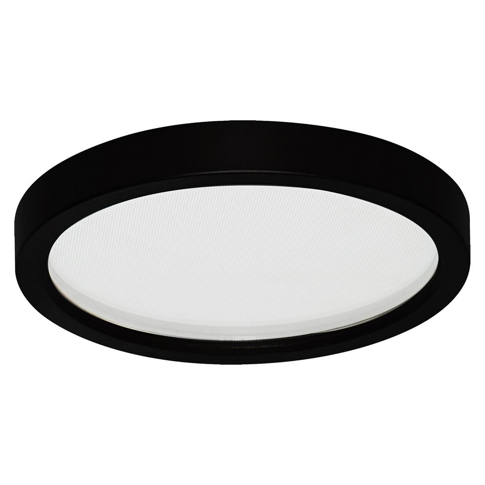 Surface downlight outlet black